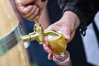 Grolsch dagvers pilsner uit de tank